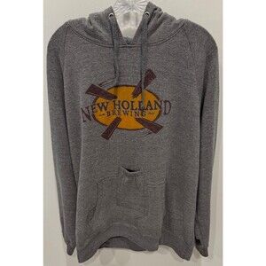 New Holland Brewing Co. - Brew City Hooded Sweatshirt Hoodie - Men's Size Large